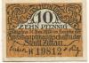 Zittau - Amtshauptmannschaft und Stadt - - 31.12.1920 - 10 Pfennig 