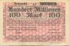 Zittau - Amtshauptmannschaft und Stadt - 28.9.1923 - 100 Millionen Mark 