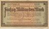 Zittau - Amtshauptmannschaft und Stadt - 29.10.1923 - 50 Milliarden Mark 