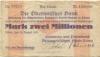 Zittau - Commerz- und Privatbank AG, Filiale Zittau - 16.8.1923 - 2 Millionen Mark