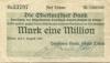 Zittau - Dresdner Bank, Bahnhofstr. 12, Filiale Zittau - 9.8.1923 - 1 Million Mark 