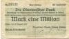 Zittau - Dresdner Bank, Bahnhofstr. 12, Filiale Zittau - 9.8.1923 - 1 Million Mark