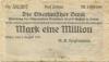Zittau - Heydemann, G. E., Bank - 9.8.1923 - 1 Million Mark 