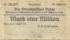 Zittau - Heydemann, G. E., Bank - 9.8.1923 - 1 Million Mark 