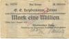 Zittau - Oberlausitzer Bank, Abteilung Allgemeine Deutsche Credit-Anstalt - 9.8.1923 - 1 Million Mark