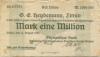 Zittau - Oberlausitzer Bank, Abteilung Allgemeine Deutsche Credit-Anstalt - 16.8.1923 - 1 Million Mark