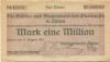 Zittau - Stadtgirokasse - 11.8.1923 - 1 Million Mark 