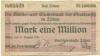 Zittau - Stadtgirokasse - 11.8.1923 - 1 Million Mark 