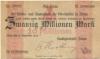 Zittau - Stadtgirokasse - 27.9.1923 - 20 Millionen Mark 