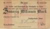 Zittau - Stadtgirokasse - 27.9.1923 - 20 Millionen Mark 