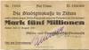 Zittau - Städte- und Staatsbank der Oberlausitz - 17.8.1923 - 5 Millionen Mark