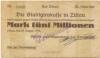Zittau - Städte- und Staatsbank der Oberlausitz - 29.8.1923 - 5 Millionen Mark