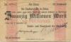 Zittau - Städte- und Staatsbank der Oberlausitz - 27.9.1923 - 20 Millionen Mark