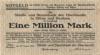 Zittau - Städte- und Staatsbank der Oberlausitz und Bezirksverbände Bautzen, Kamenz, Löbau und Zittau - 16.8.1923 - 1 Million Mark