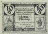 Zobten (heute: PL-Sleza) - Stadt - 25.10.1919 - 10 Pfennig 