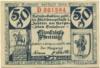 Zobten (heute: PL-Sleza) - Stadt - 25.10.1919 - 50 Pfennig 