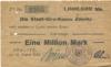 Zöblitz (heute: Marienberg) - Städtische Sparkasse/Stadt - 12.8.1923 - 1 Million Mark