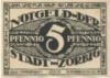 Zörbig - Stadt - - 30.9.1921 - 5 Pfennig 