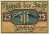 Zörbig - Stadt - - 30.9.1921 - 25 Pfennig 