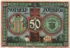 Zörbig - Stadt - - 30.9.1921 - 50 Pfennig 