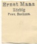 Zörbig - Maaz, Ernst, Kurz-, Galanterie-, Weiß- und Wollwaren - November 1915 - * Pfennig