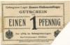 Zossen - Halbmondlager - -- - 1 Pfennig 