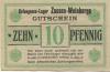Zossen - Weinberge-Lager - -- - 10 Pfennig 