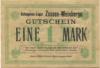 Zossen - Weinberge-Lager - -- - 1 Mark 