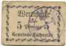 Zschorlau - Gemeinde - -- - 5 Pfennig 