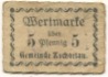 Zschorlau - Gemeinde - -- - 5 Pfennig 