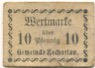 Zschorlau - Gemeinde - -- - 10 Pfennig 
