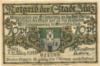 Zülz (heute: PL-Biala) - Stadt - 21.3.1921 - 10 Pfennig 