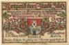 Zülz (heute: PL-Biala) - Stadt - 21.3.1921 - 25 Pfennig 