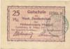 Zweibrücken - Stadt - 20.2.1917 - 25 Pfennig 