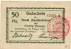 Zweibrücken - Stadt - 20.2.1917 - 50 Pfennig 