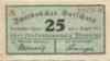 Zweibrücken - Stadt - 1.8.1917 - 31.3.1918 - 25 Pfennig 