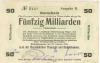 Böhringen-Rickelshausen (heute: Radolfzell) - AG der Ziegelfabriken Thayngen und Rickelshausen - 22.10.1923 - Ende November 1923 - 50 Milliarden Mark 