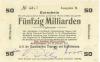 Böhringen-Rickelshausen (heute: Radolfzell) - AG der Ziegelfabriken Thayngen und Rickelshausen - 22.10.1923 - Ende November 1923 - 50 Milliarden Mark 