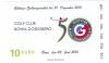 Bonn-Bad Godesberg - Golf-Club eV - 23.6.2010 - 31.12.2010 - 10 Euro 