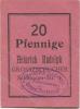 Großzschocher (heute: Leipzig) - Rudolph, Heinrich, Kolonialwaren, Schönauer Str. 1 - -- - 20 Pfennig