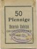 Großzschocher (heute: Leipzig) - Rudolph, Heinrich, Kolonialwaren, Schönauer Str. 1 - -- - 50 Pfennig