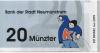 Neumünster - Bank der Stadt Neumünstrum - 2009 - 20 Münzter