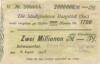 Mohsdorf-Schweizerthal (heute: Burgstädt) - Kaufmann, Wilhelm, Textilwerke - 10.8.1923 - 2 Millionen Mark
