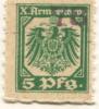 * - 78, X.Armeekorps - -- - 5 Pfennig 