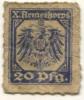 * - *, X.Armeekorps - -- - 20 Pfennig 