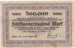 Adorf - Stadt - 25.8.1923 - 500000 Mark 