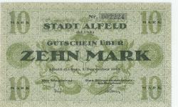 Alfeld - Stadt - 1.12.1918 - 1.2.1919 - 10 Mark 