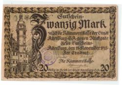 Altenburg - Stadt - 15.11.1918 - 20 Mark