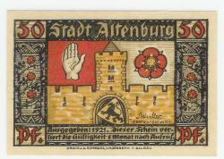 Altenburg - Stadt - 1921 - 50 Pfennig