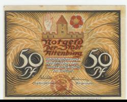 Altenburg - Stadt - 1921 - 50 Pfennig